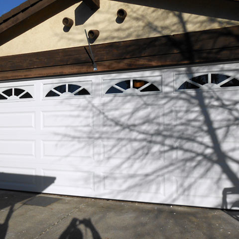 Change Wood Garage Door to Roll Up Door Roseville CA